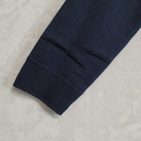 NWT Claudia Uniform Escolares Navy Blue Button Front Cardigan Juniors Size 12 - Picture 8 of 13